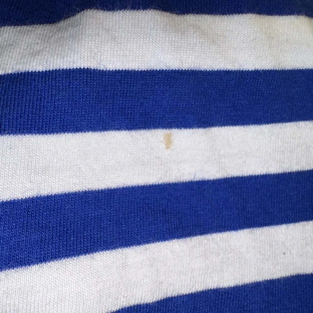 Ralph Lauren Blue White Striped Polo Shirt Red Pony Chest Pocket 18 Month